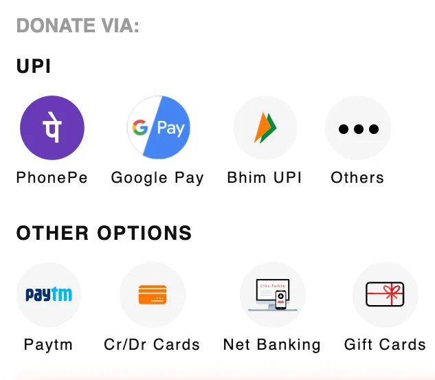 payment methods